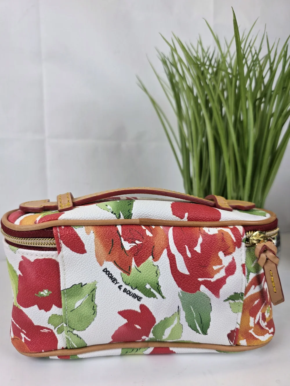 Dooney & Bourke Vintage Rose Garden Cosmetic Travel Case Bag